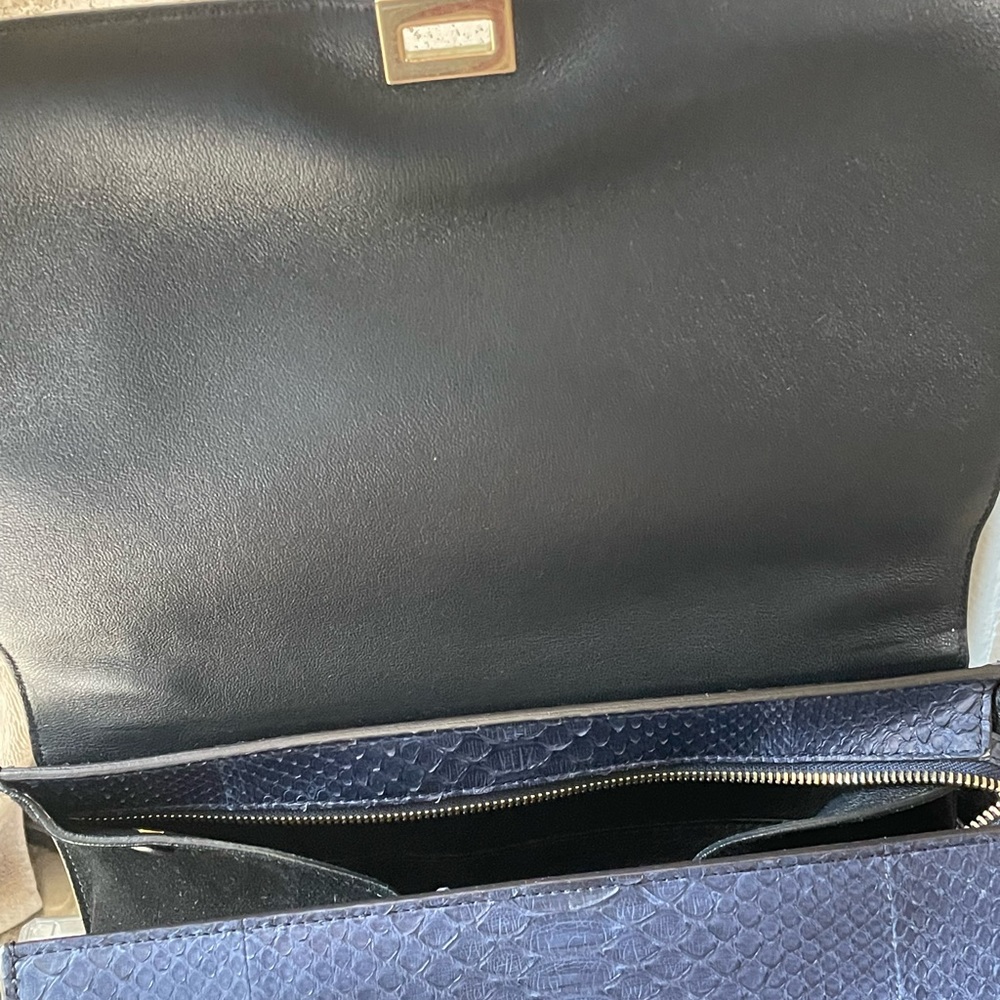 CÉLINE Python Trapeze Bag - Picture 4 of 8